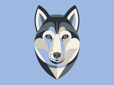 Mystery Project 70.2 blue dan kuhlken dkng dog geometric husky nathan goldman siberian husky winter