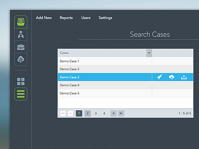 Case Manager Dashboard dashboard flat icons ui web