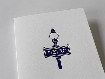 Paris Metro illustration