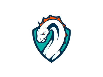 Mininessie - Logo Design branding gaming lochness logo mascot mininessie monster sports