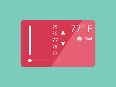 Thermostat design flat flatdesign illustration sketch thermostat visual