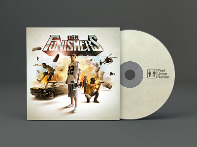 The Funishers cover art album art cover design music print visual