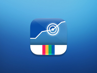 Insta Monitor Icon appstore graph icon instagram ios