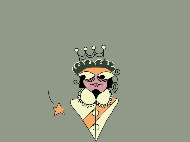 eye exercise character debut eyes face fitness gif hand drawn illustration king stars vector