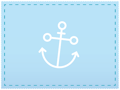 Happy Anchor anchor baby shower illustrator its a boy monoweight vector