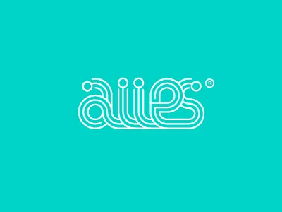 Alles. Self-Service Car Washing alles car develop flat line logo logotype round self service thin wash