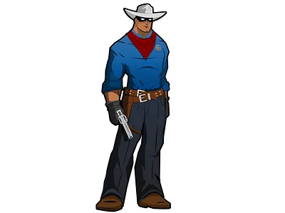 The Lone Ranger comic dieselpunk illustration