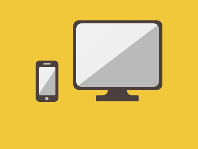 Device Screens design desktop devices flat illustration mobile sketch