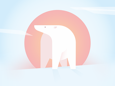 Polar Bear illustration polar bear