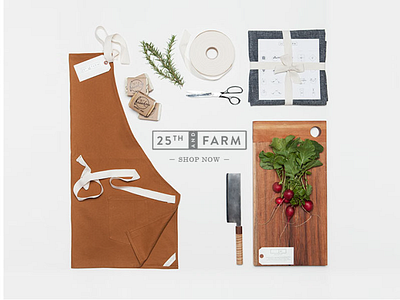 25th and Farm branding enterprise farm logo photoshoot promotion social store vegetable