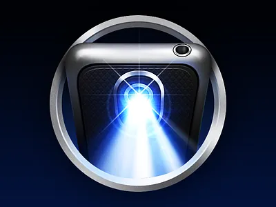 Flashlight bright flashlight icons light