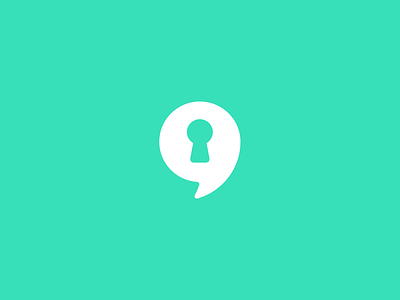 Private Chat Icon branding chat chat bubble flat icon identity lock logo private ui vector