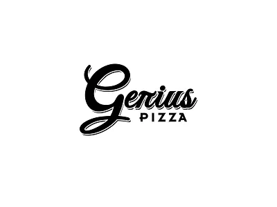 Unused Pizza Concept Logo branding concept custom type design identity logo pi pie pizza script
