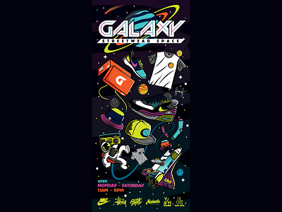 Spacewear galaxy luna sneakers streetwear