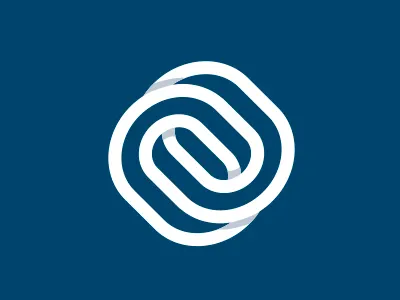 Abstract Sing abstract brand identity illustration letter logo logotype mark o outline shadows symbol