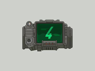 Pip-Boy 3000 fallout fallout 4 game icon illustration pip boy