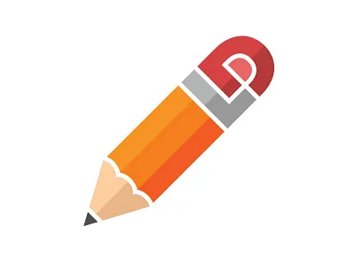 Learning & Development Icon education icon illustrator learning logo pencil vector
