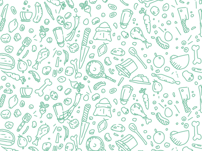 A little food pattern bear food illustration little pattern