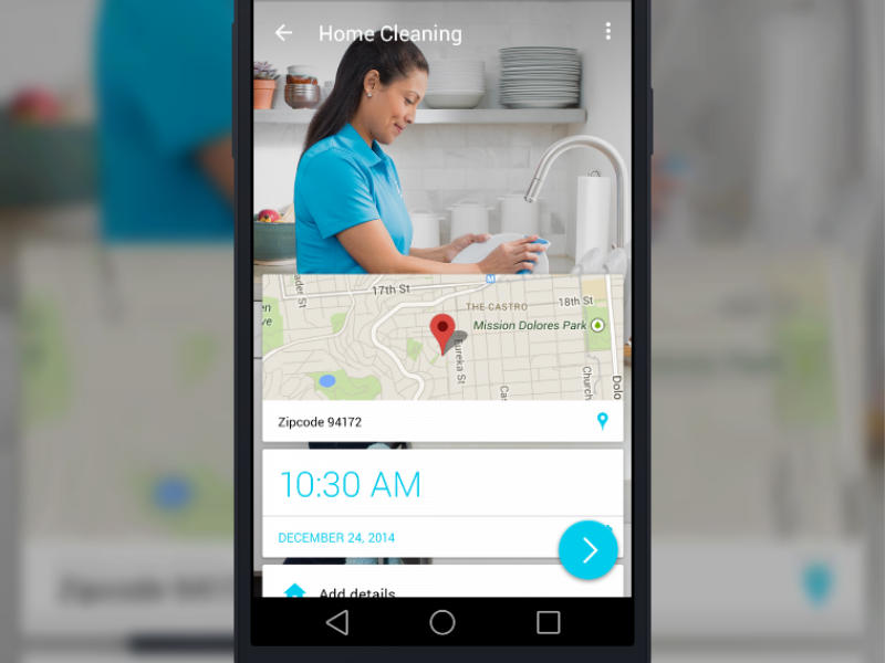 Handy Android App (rejected proposal) android handy made with invision material design