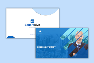 Business Strategy PowerPoint Template. minimalist