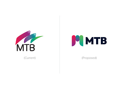 Mutual Trust Bank PLC (MTB) Proposed Logo branding logo m mlogo modernlogo mtb rebranding