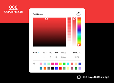 Daily UI Challenge Day 60 - Prompt: Color Picker ui