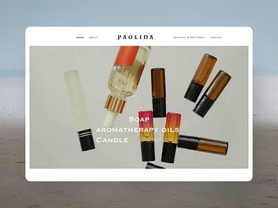 PAOLINA-Brand Identity branding ui uiux website websitedesign