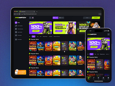 Casino Website ai branding casino design illustration logo product product design slots ui uiux ux