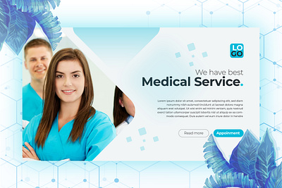 Medical UI Design graphic design motion graphics social media ui web banner