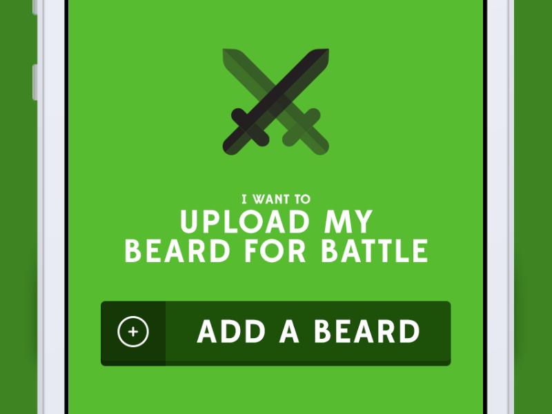 Beardr - Coming soon! android app beard beards dating hipster iphone made with invision