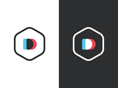 New Double Dip Identity badge branding emblem identity logo monogram personal