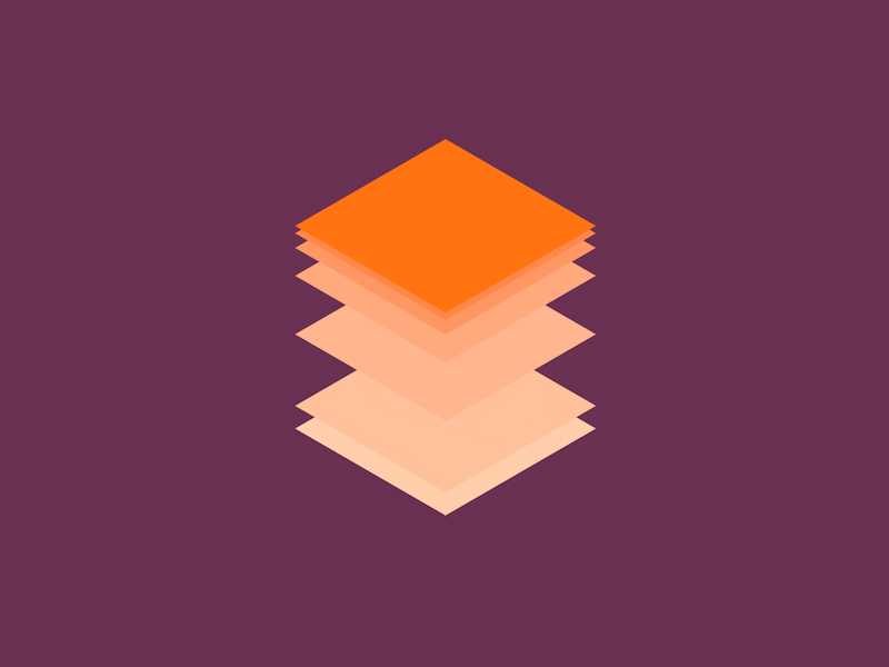 Load Screen - Shuffle animated animation app c4d cards cube flat isometric loader loading loop