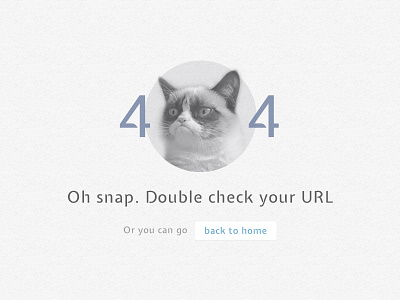 Grumpy 404 ui