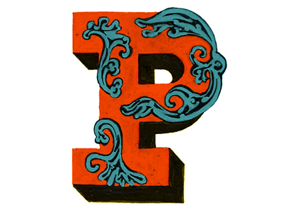 P hand lettering hand lettering handlettering typography