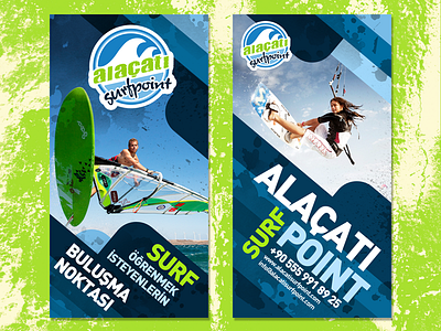 Surf Point Flyer surf school flyer