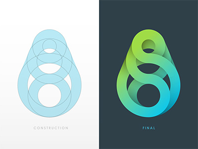 Logo Exploration circle gradient logo spiral © yoga perdana