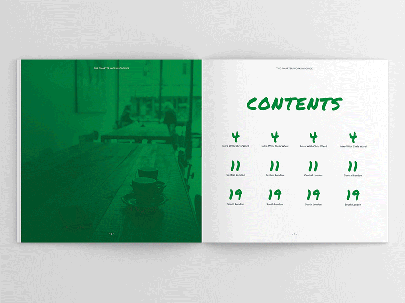 Powwownow Smarter Working Guide Book book print print layout typography