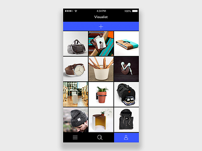 Visualist App app interface ui ux visualist