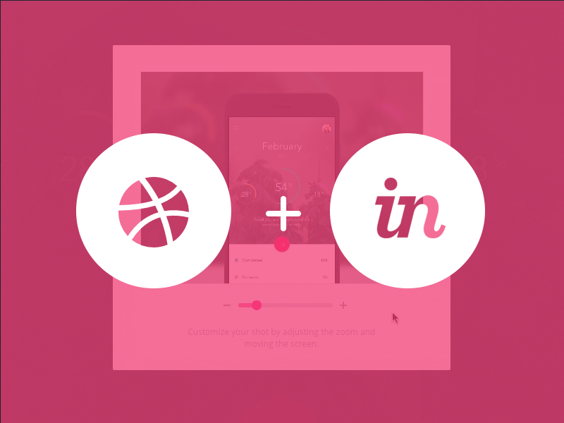 InVision + Dribbble