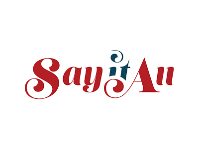 Logo for "Say it All" logo
