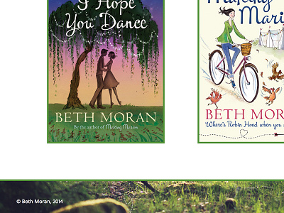 Beth Moran green perch web site white