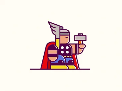 Thor asgard comics dr.donald blake hero illustration marvel mjölnir odin thor