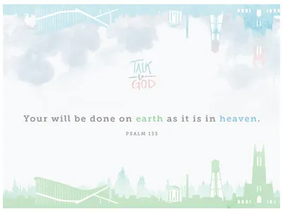 Lord's Prayer Sermon Series - Week 4 chapel hill durham lords prayer prayer raleigh research triangle watercolor
