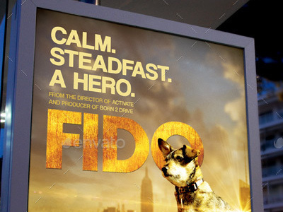 Fido Movie Poster Template marketing modern movie movie flyer movie poster movie template multimedia print promote promotion psd template