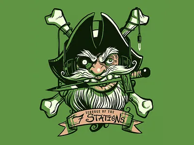 Pirate Radio headphones music pirate record vinyl