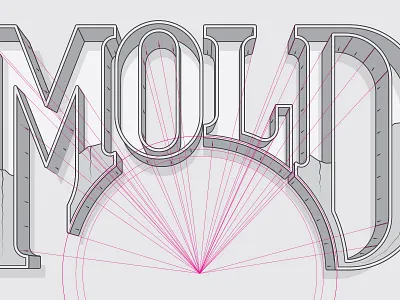 MOLD hand lettering illustration lettering sign writing timothy brennan type typography vector