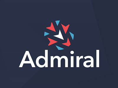 Admiral branding logo nautical