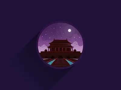 Beijing icon illustration