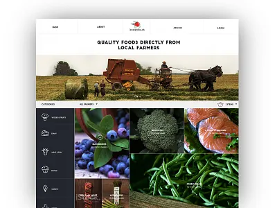UI/UX Design For Organic E-Shop ecommerce eshop ui ux weddesign