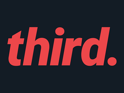 third.